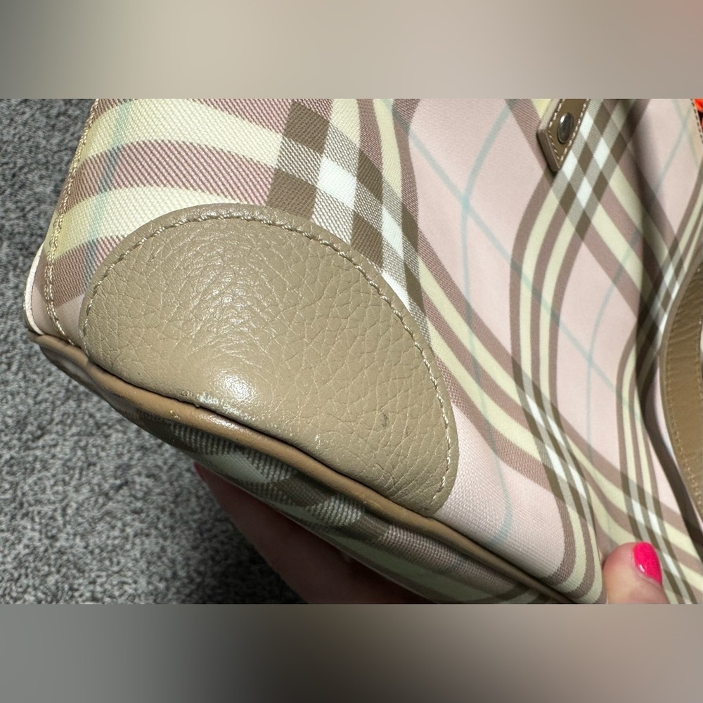 Burberry vintage pale pink Nova Check tote handbag - Picture 16 of 16